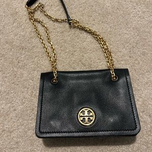 Tory Burch Black Leather Crossbody